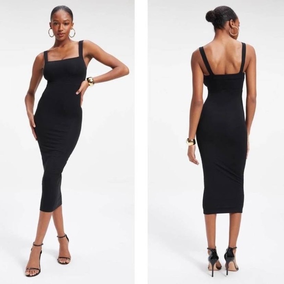 Good American Dresses & Skirts - NEW Good American '90s Tank Midi Dress Black w/ Tags